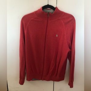 Polo Ralph Lauren Red Lightweight Zip Up